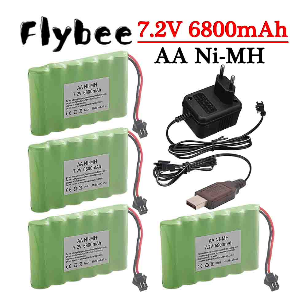 Rc Hobby Hub - Akumulator Ni-MH 7.2V 6800mAh z wtyczką