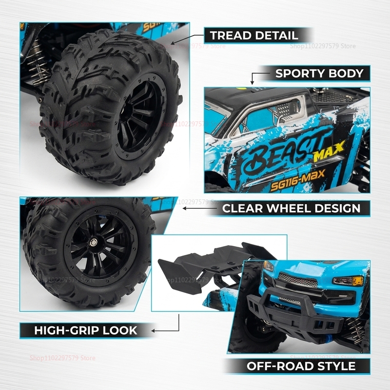 SG116‑MAX/PRO 4WD zdalnie ster – Rc Hobby Drift Car recenzja i cena