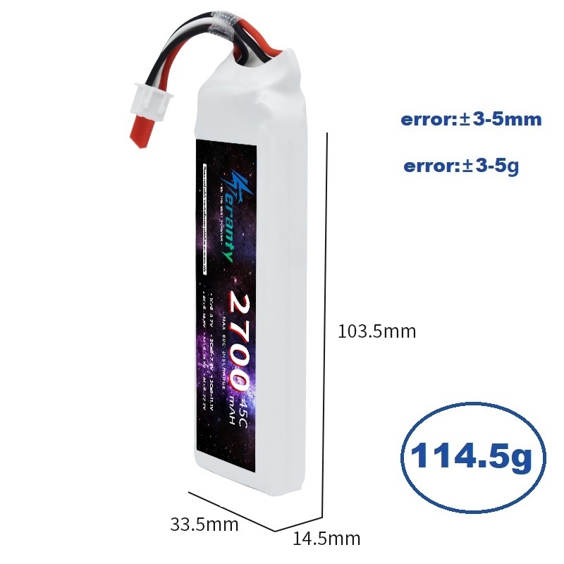1/3PCS 2S 7.4V Lipo Battery 27 – Rc Hobby Model recenzja i cena