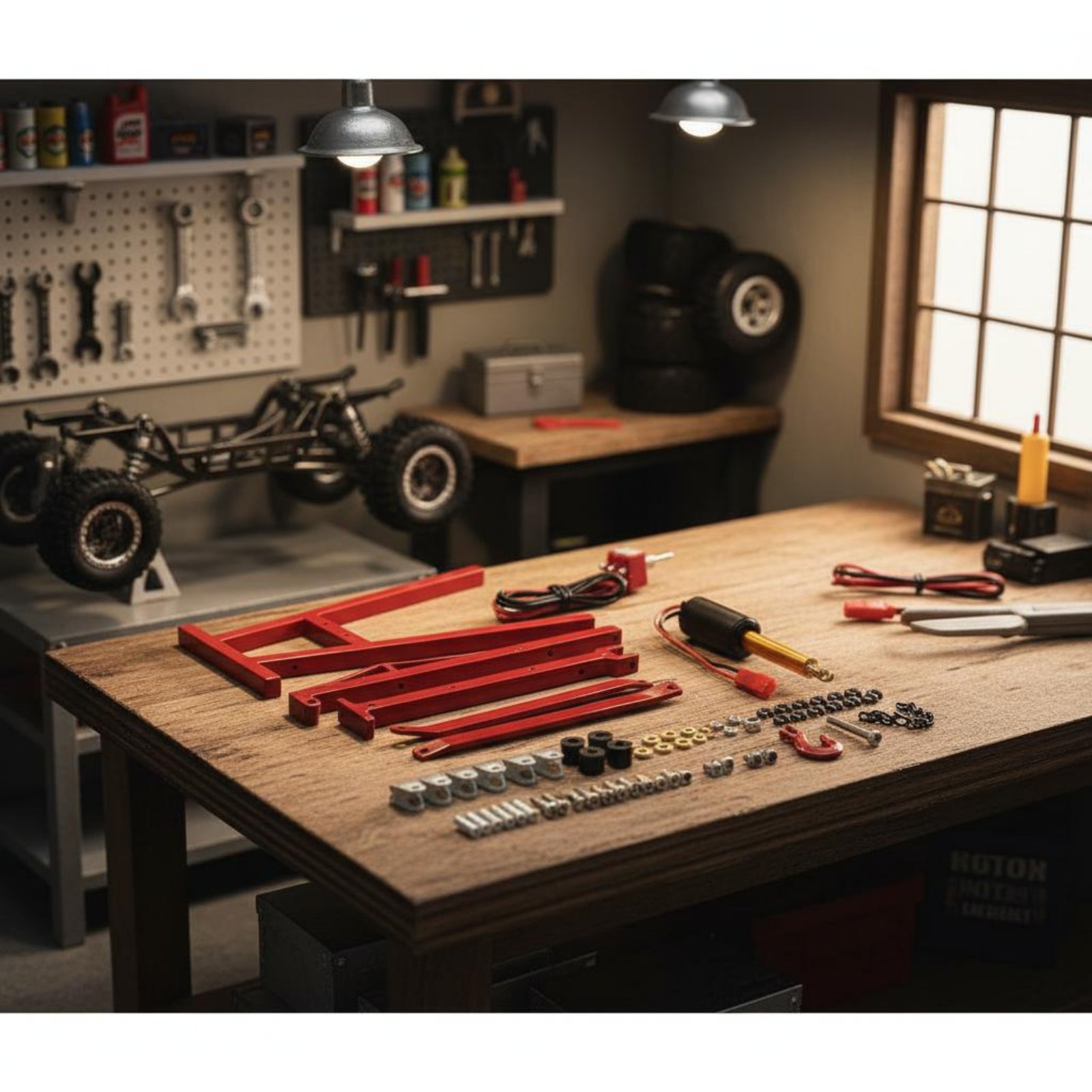 Zestaw garażowy w skali 1/10,  – Rc Hobby Garage recenzja i cena